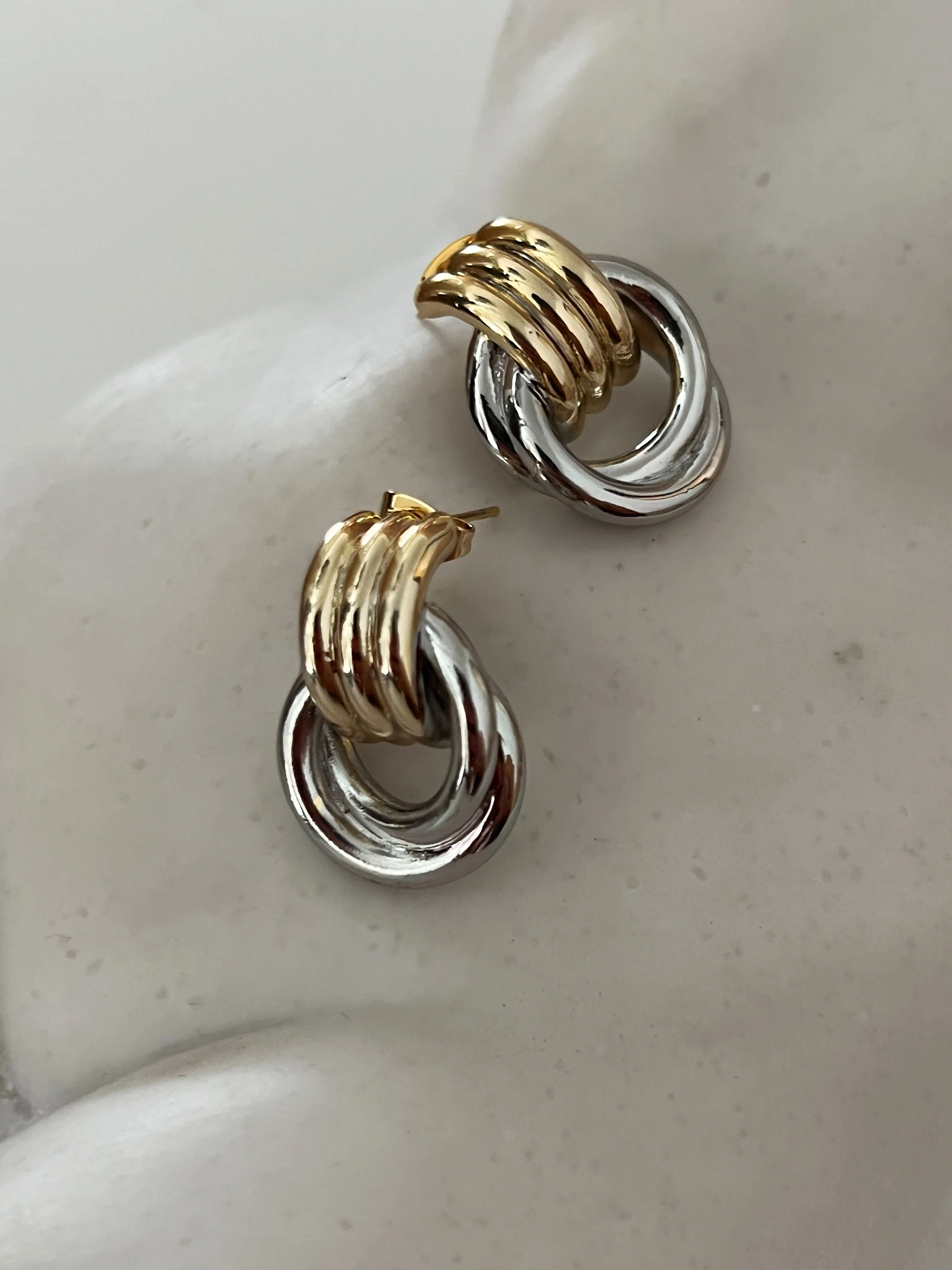 Knot Earrings 20mm sold by Banks Jewelry product image thumbnail 4