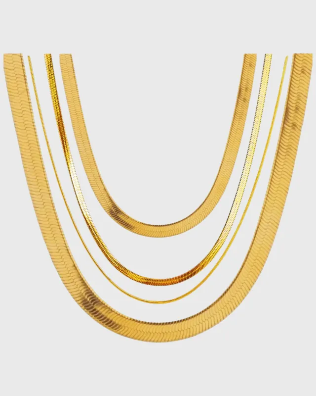 4 Piece Herringbone Set sold by Banks Jewelry