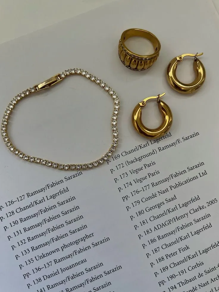 Tennis Bracelete-24K Gold sold by Banks Jewelry product image thumbnail 2