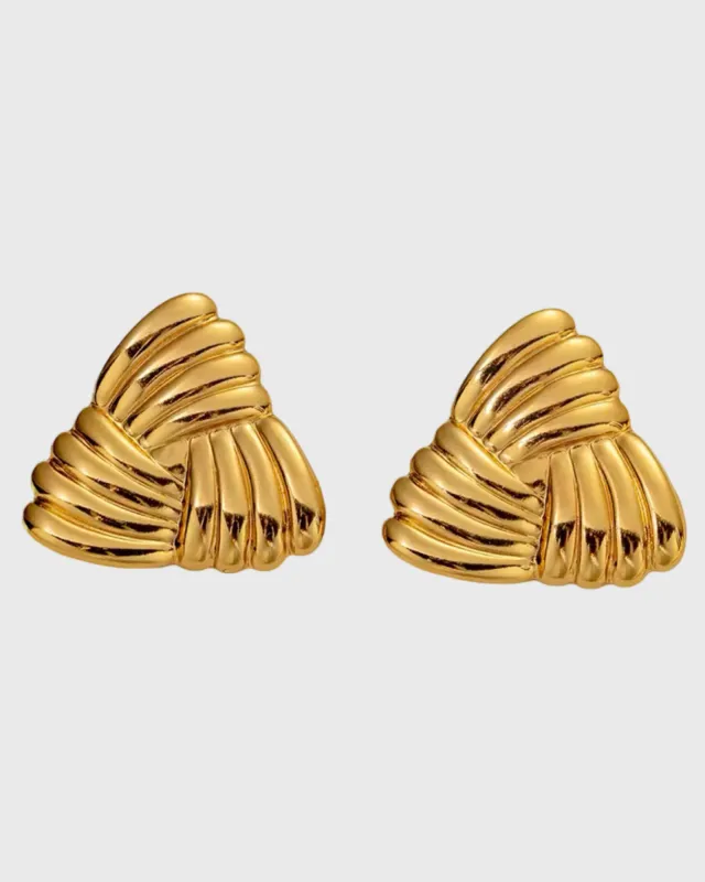 Lulu Vintage Earrings - 24K Gold sold by Banks Jewelry