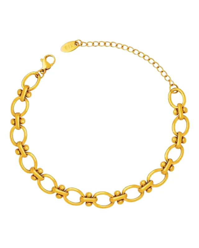 Jolene Bracelet Set-24K Gold sold by Banks Jewelry
