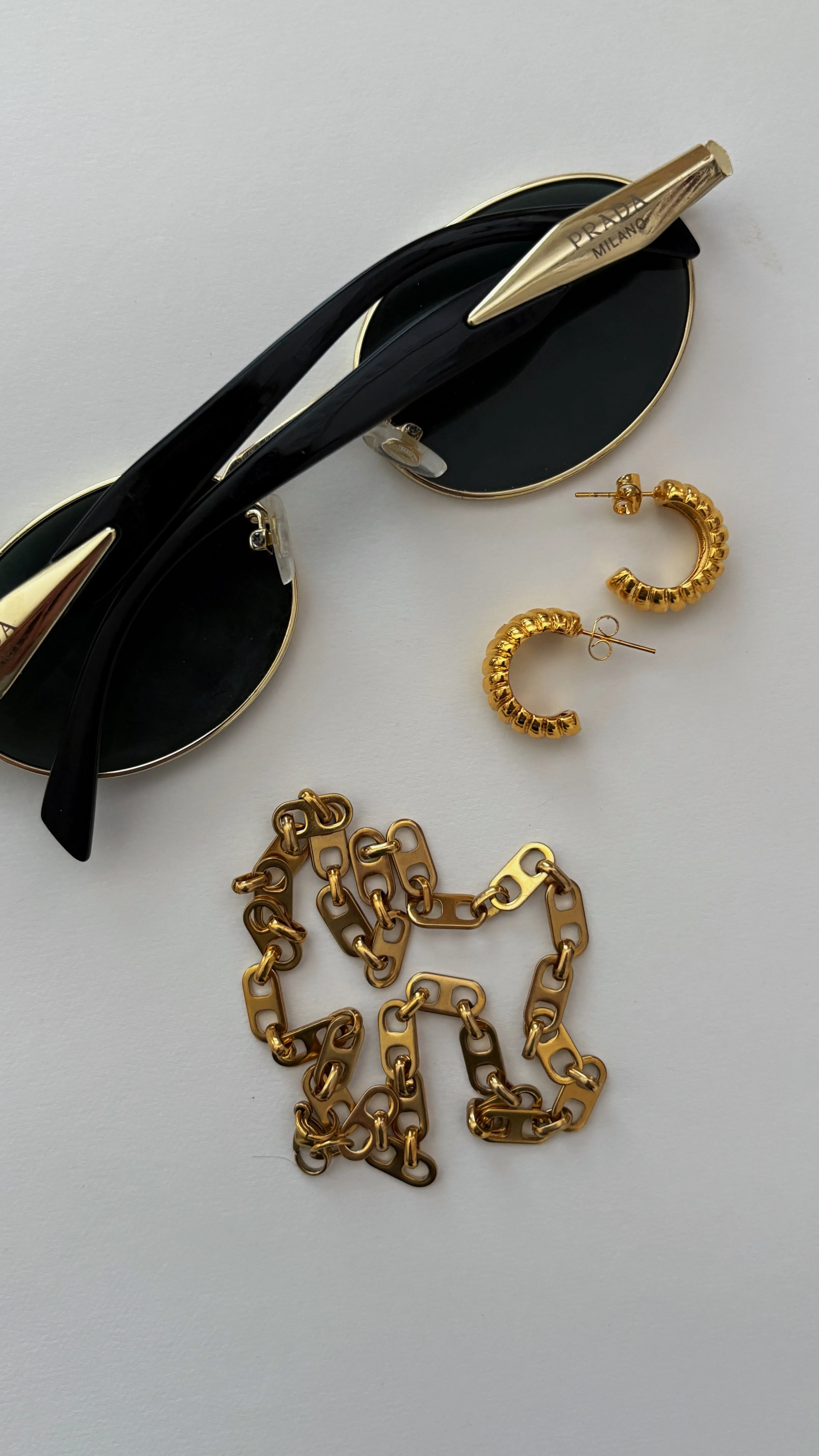 Eddie Chain Necklace -24k Gold sold by Banks Jewelry product image thumbnail 5