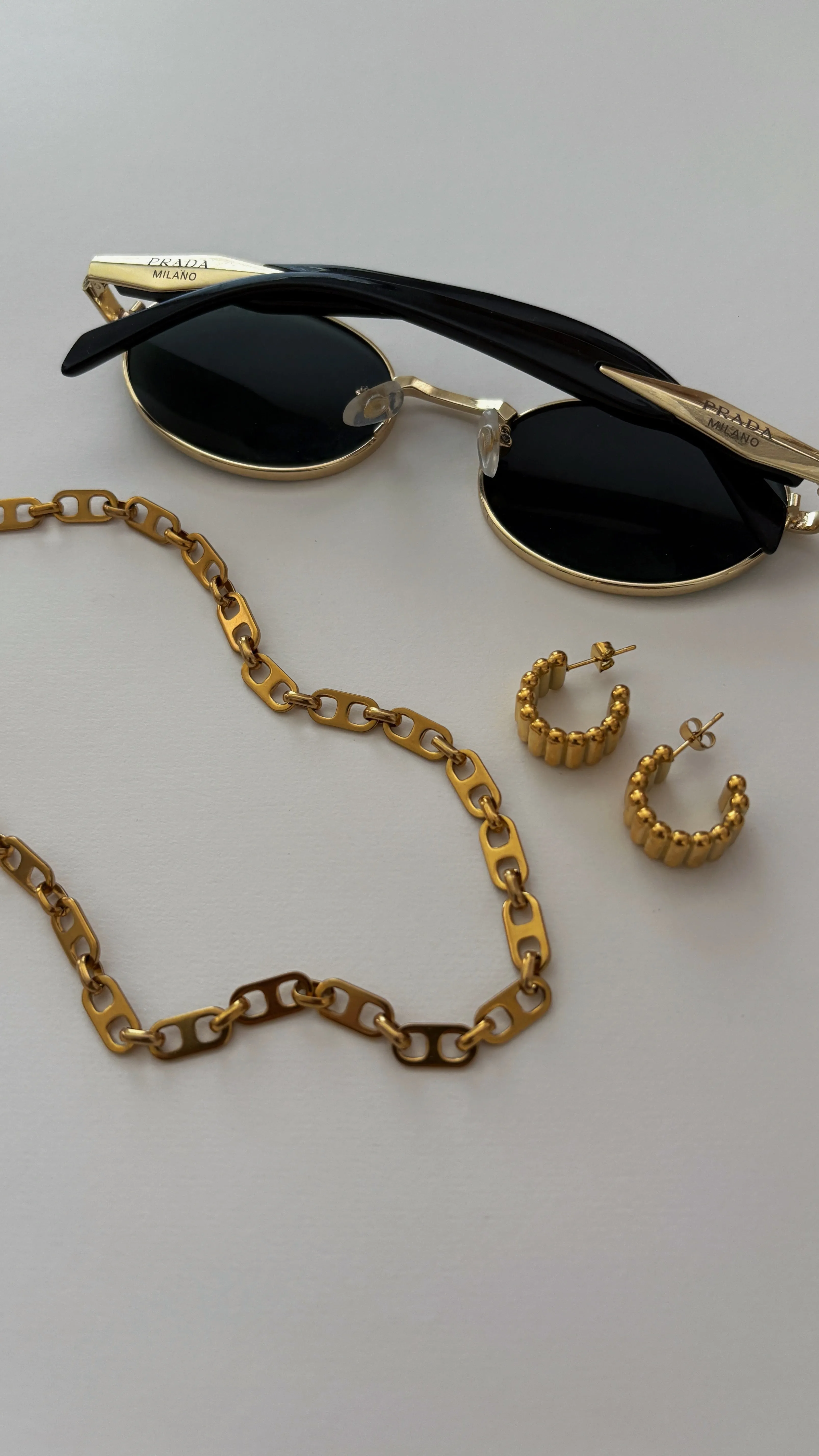 Eddie Chain Necklace -24k Gold sold by Banks Jewelry product image thumbnail 3