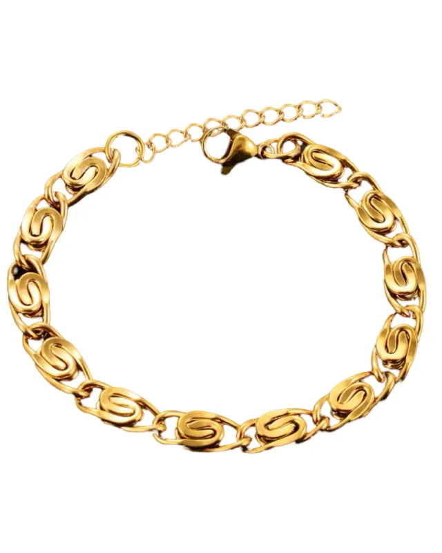 Edna Bracelet 24K GOLD sold by Banks Jewelry
