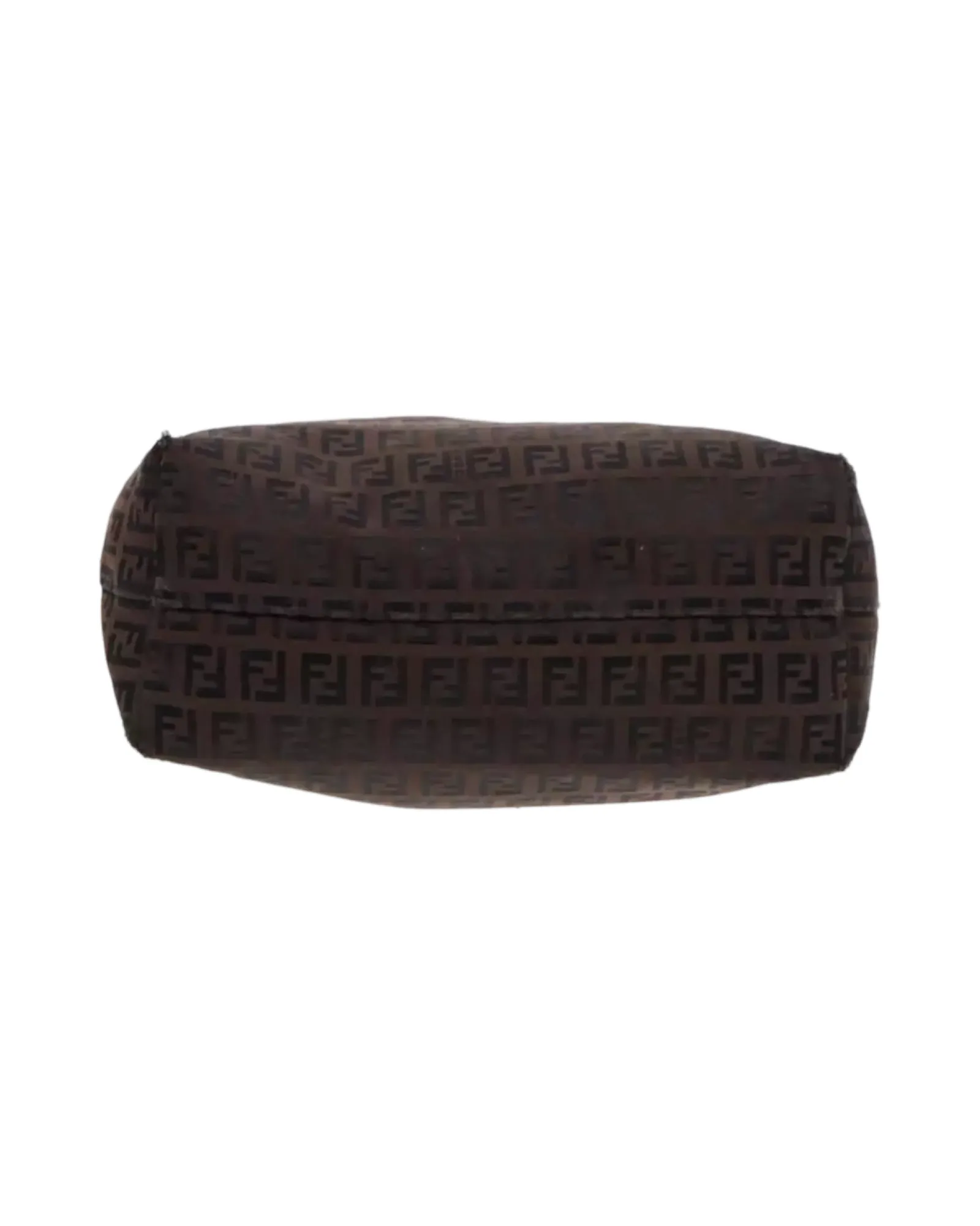 Chocolate FENDI Canvas Tote Bag Brown Black Silver sold by Banks Jewelry product image thumbnail 5