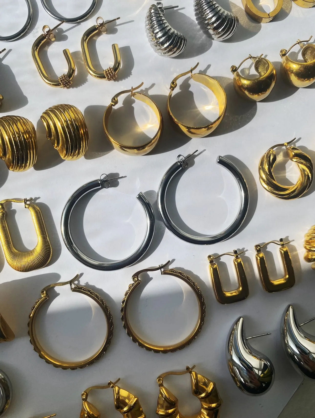 40mm Classic Hoop- 24K Gold sold by Banks Jewelry product image thumbnail 3