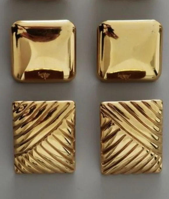 Eva Vintage Earrings - 24K Gold sold by Banks Jewelry product image thumbnail 3