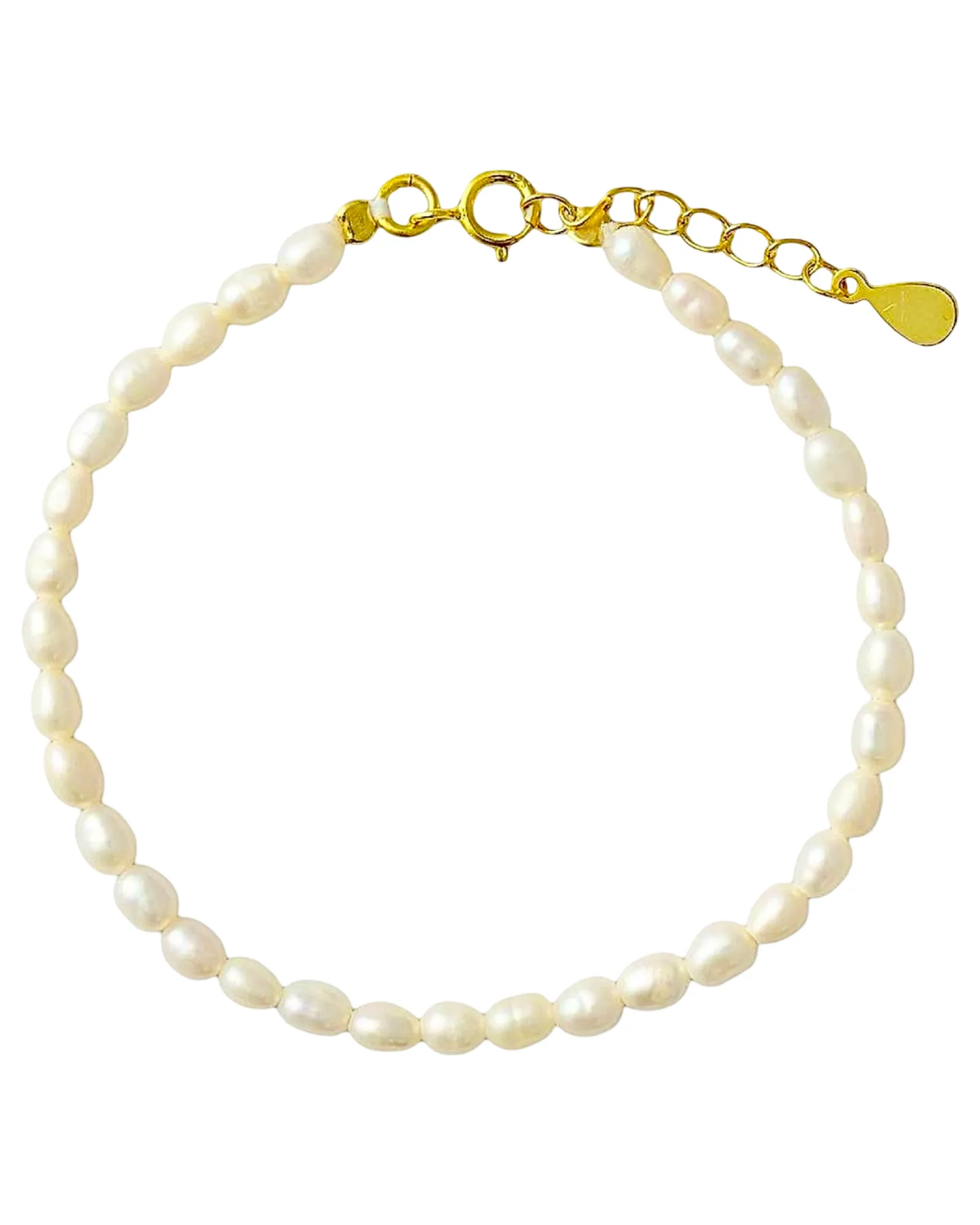 Just Pearly Bracelet-24K Gold sold by Banks Jewelry