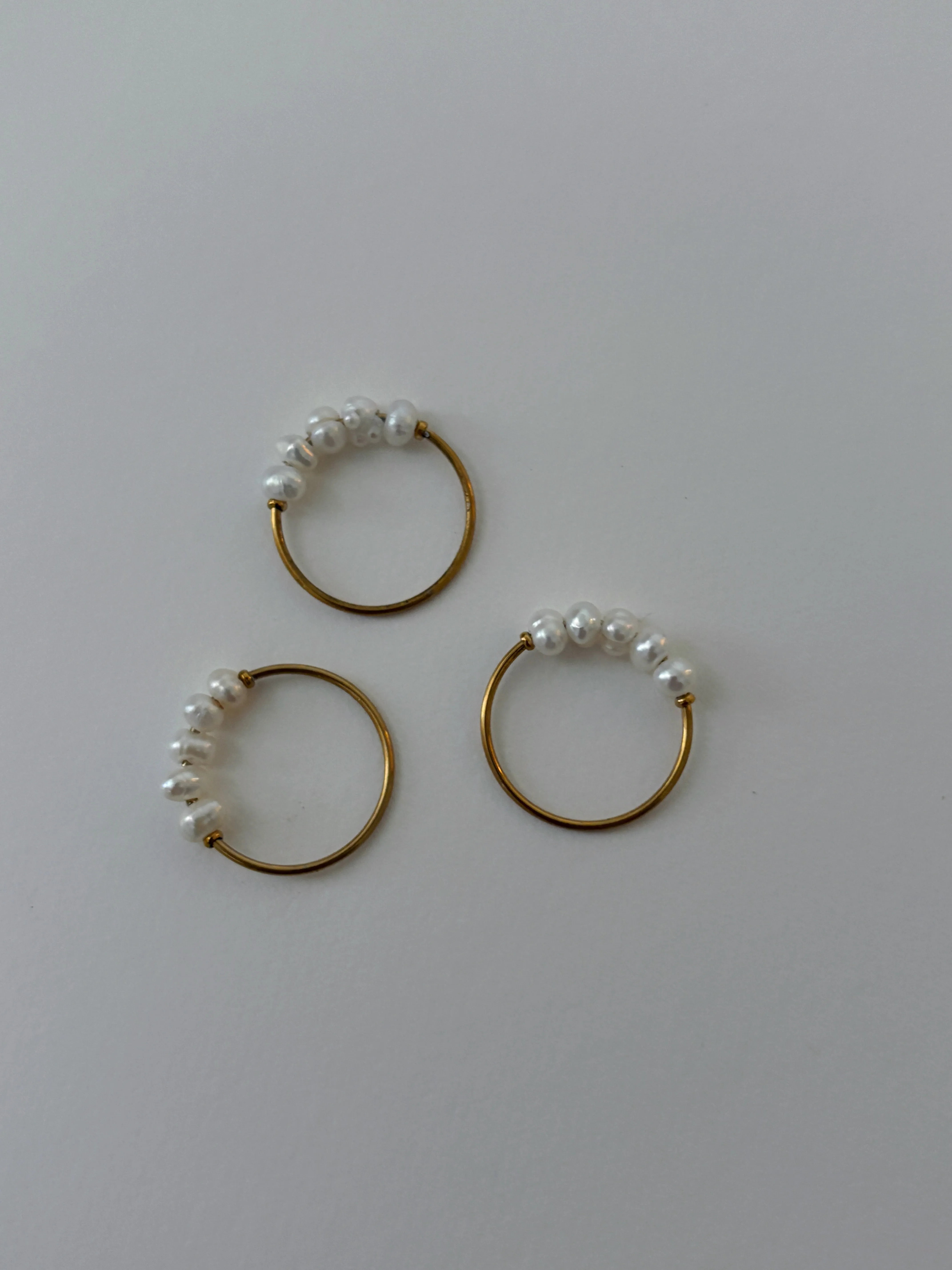 Dainty Fresh water Pearl Ring (24k Gold) sold by Banks Jewelry product image thumbnail 5