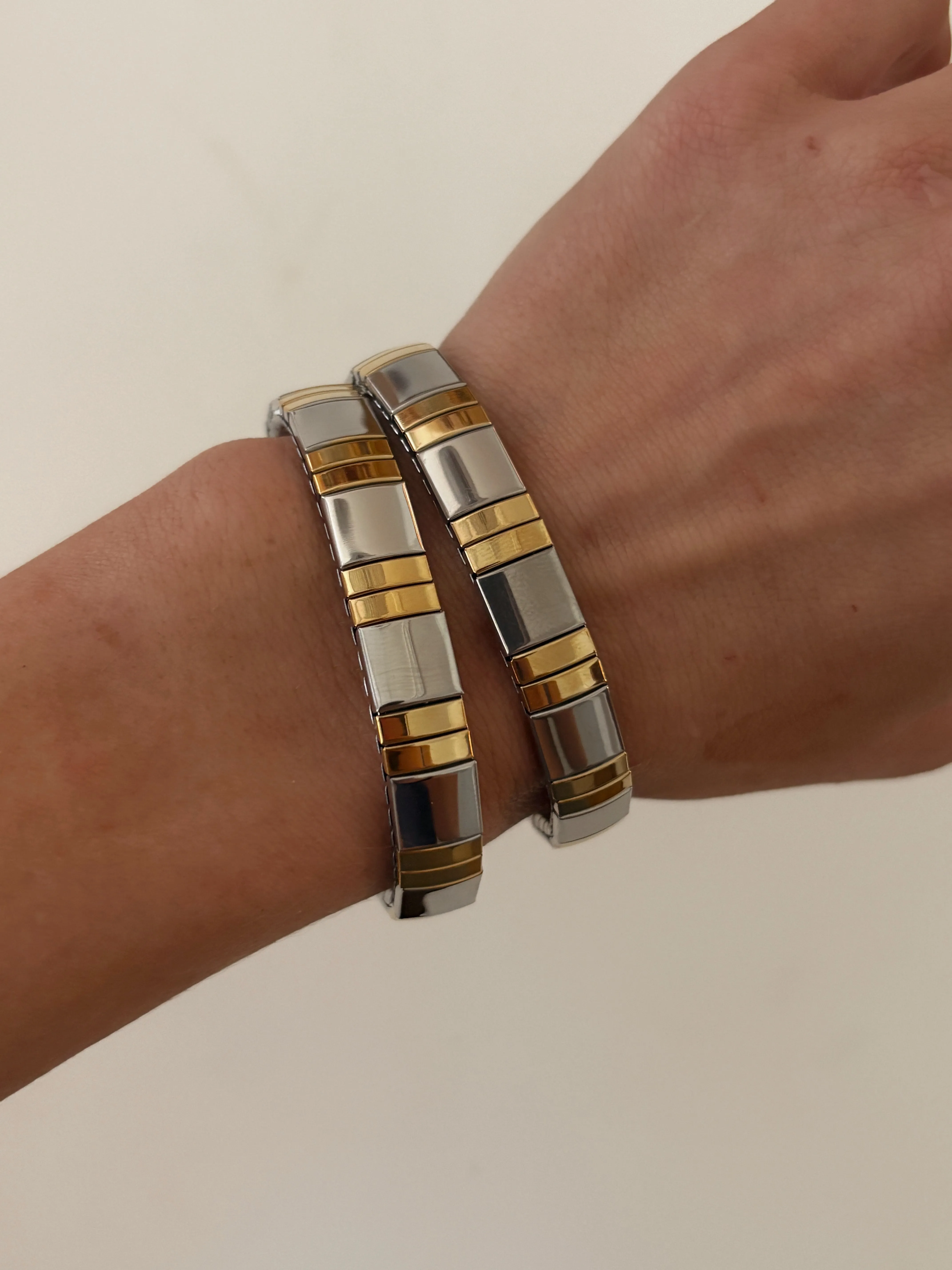 Mixed Metal Vintage Statement Bracelet sold by Banks Jewelry product image thumbnail 5