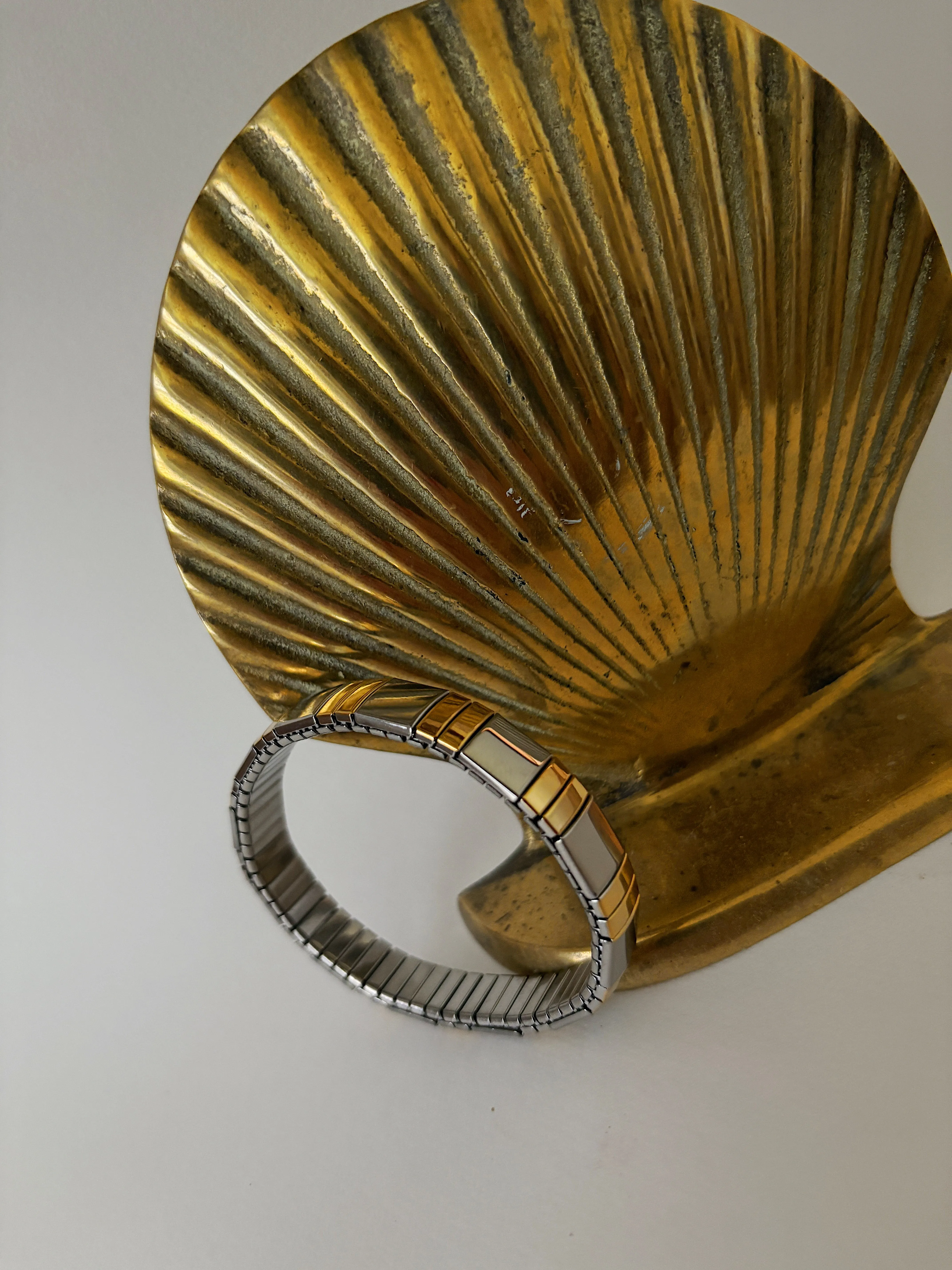 Mixed Metal Vintage Statement Bracelet sold by Banks Jewelry product image thumbnail 2