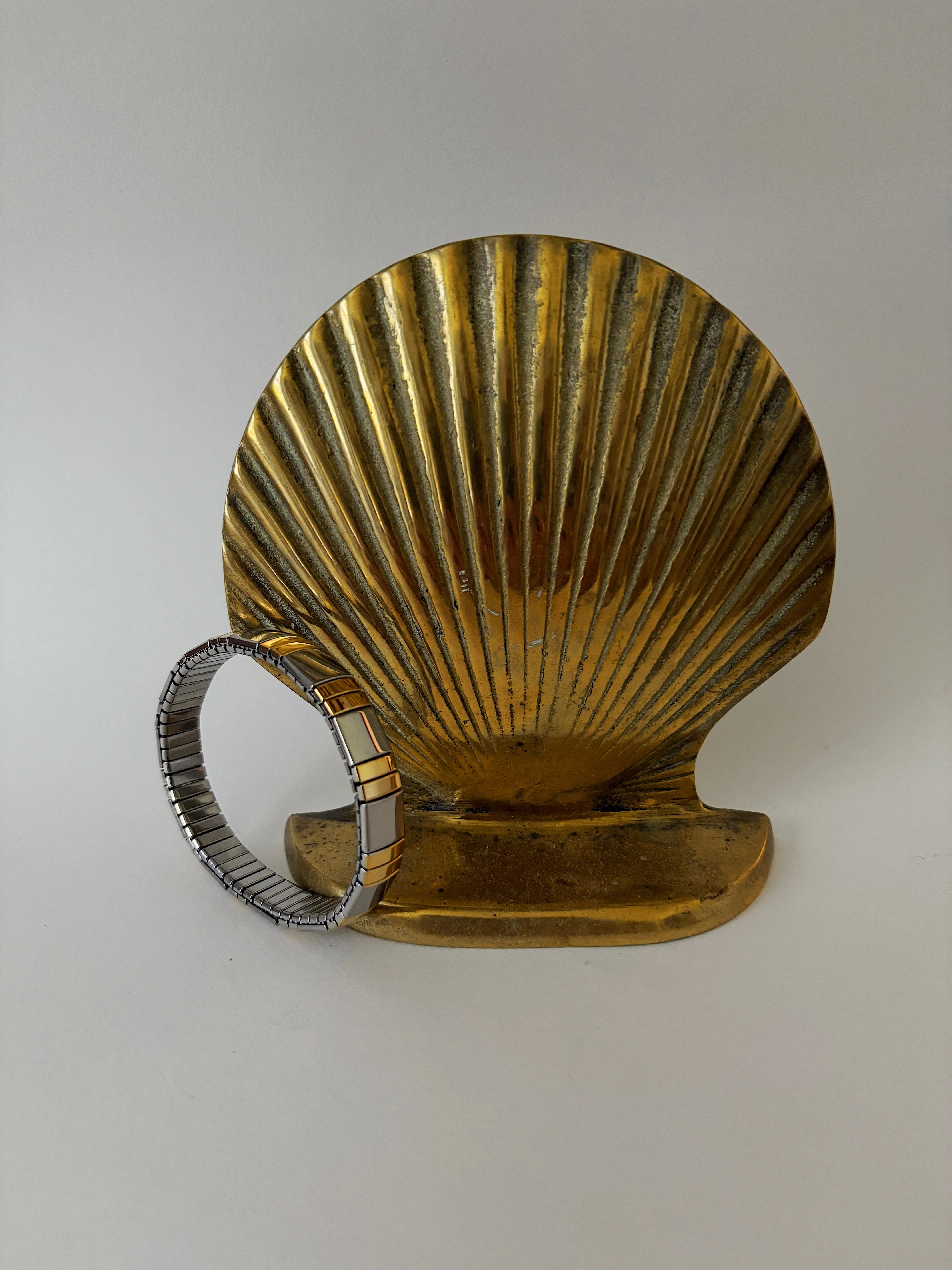 Mixed Metal Vintage Statement Bracelet sold by Banks Jewelry product image thumbnail 3