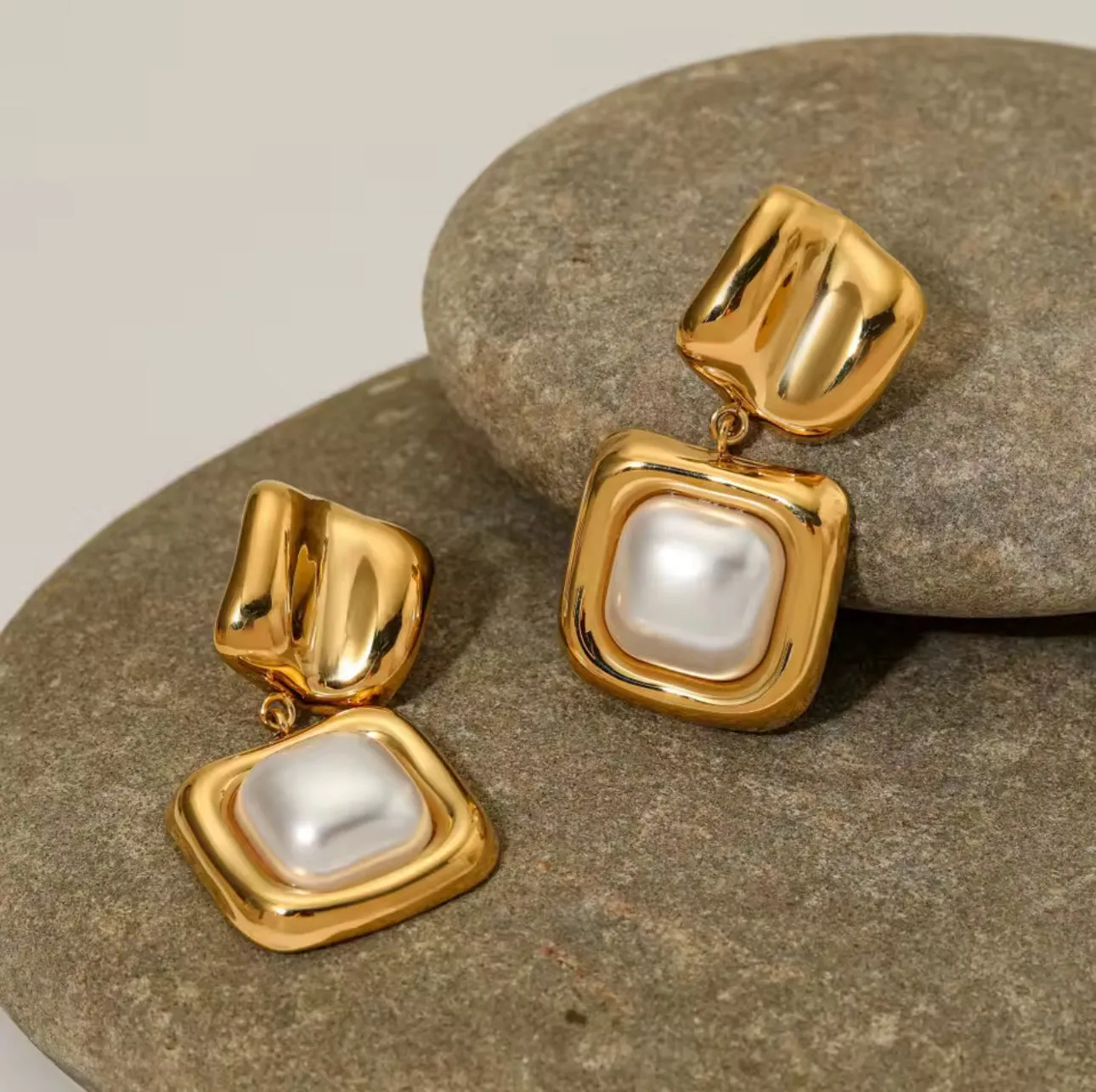 Daphnie Earrings -24K Gold sold by Banks Jewelry product image thumbnail 4