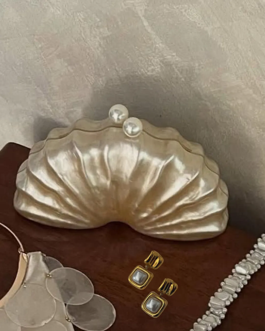 Daphnie Earrings -24K Gold sold by Banks Jewelry product image thumbnail 5