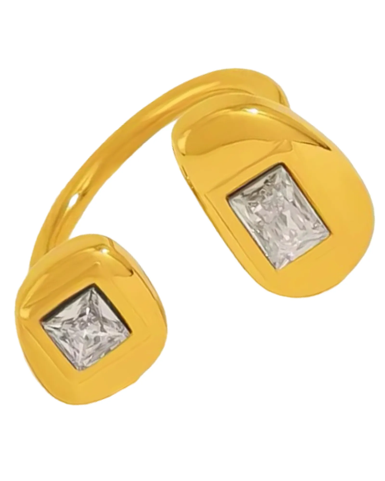 Lottie Stone Adjustable Ring- 24K Gold sold by Banks Jewelry