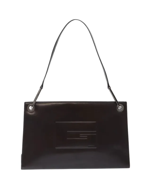 Vintage Gucci Brown Patent Leather Shoulder Bag – Silver Hardware sold by Banks Jewelry