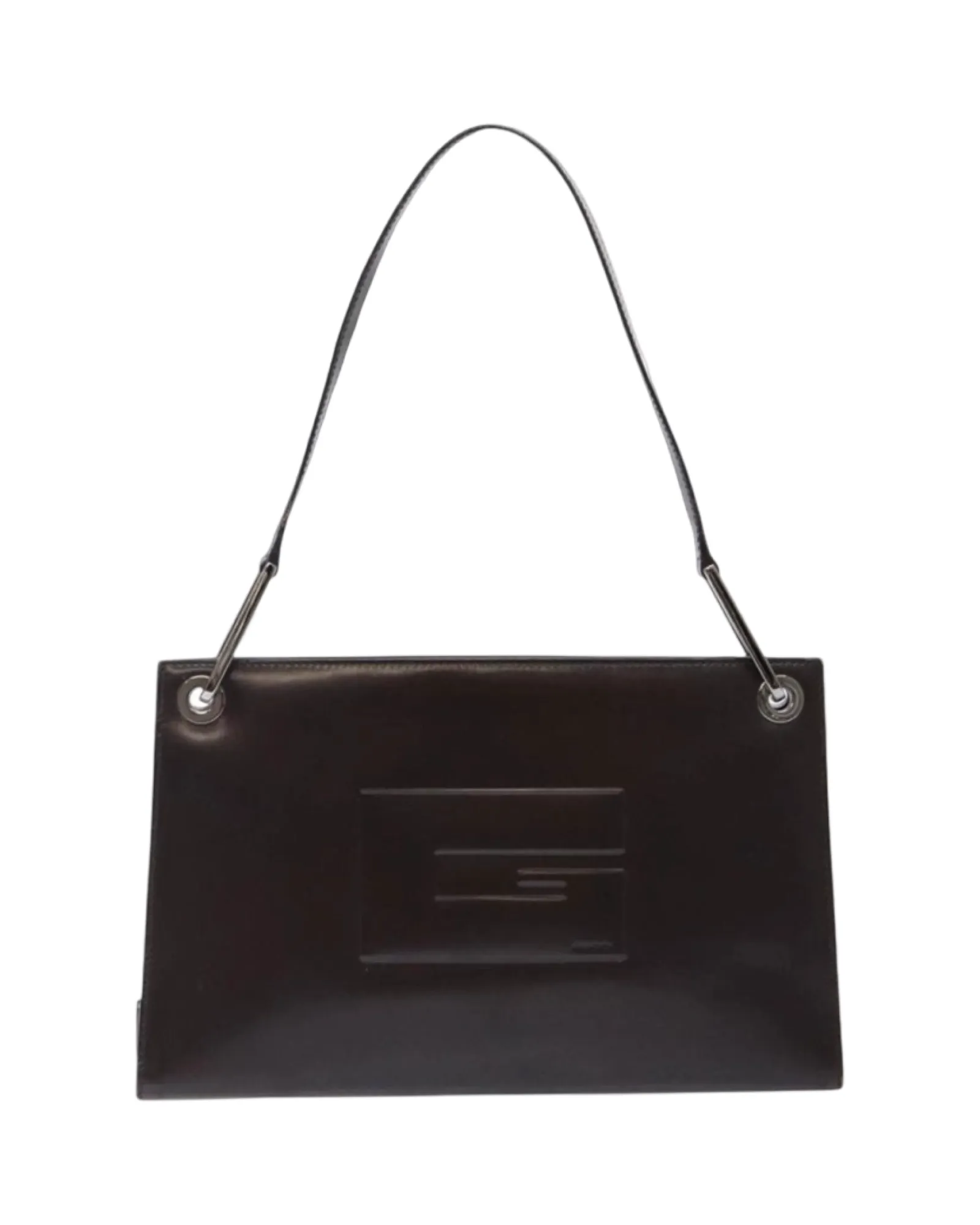 Vintage Gucci Brown Patent Leather Shoulder Bag – Silver Hardware sold by Banks Jewelry