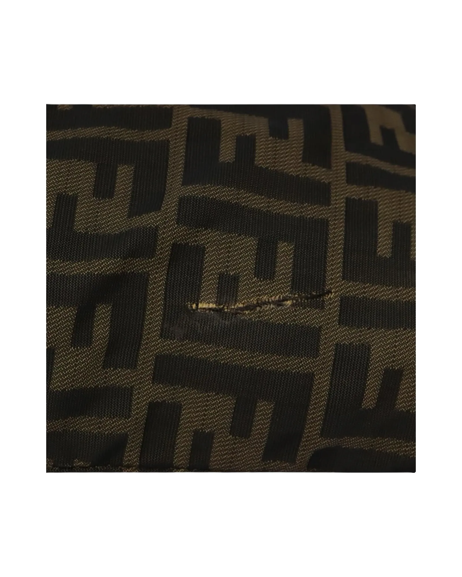 Vintage Fendi Zucca Canvas Tote Bag – Black/Brown sold by Banks Jewelry product image thumbnail 4