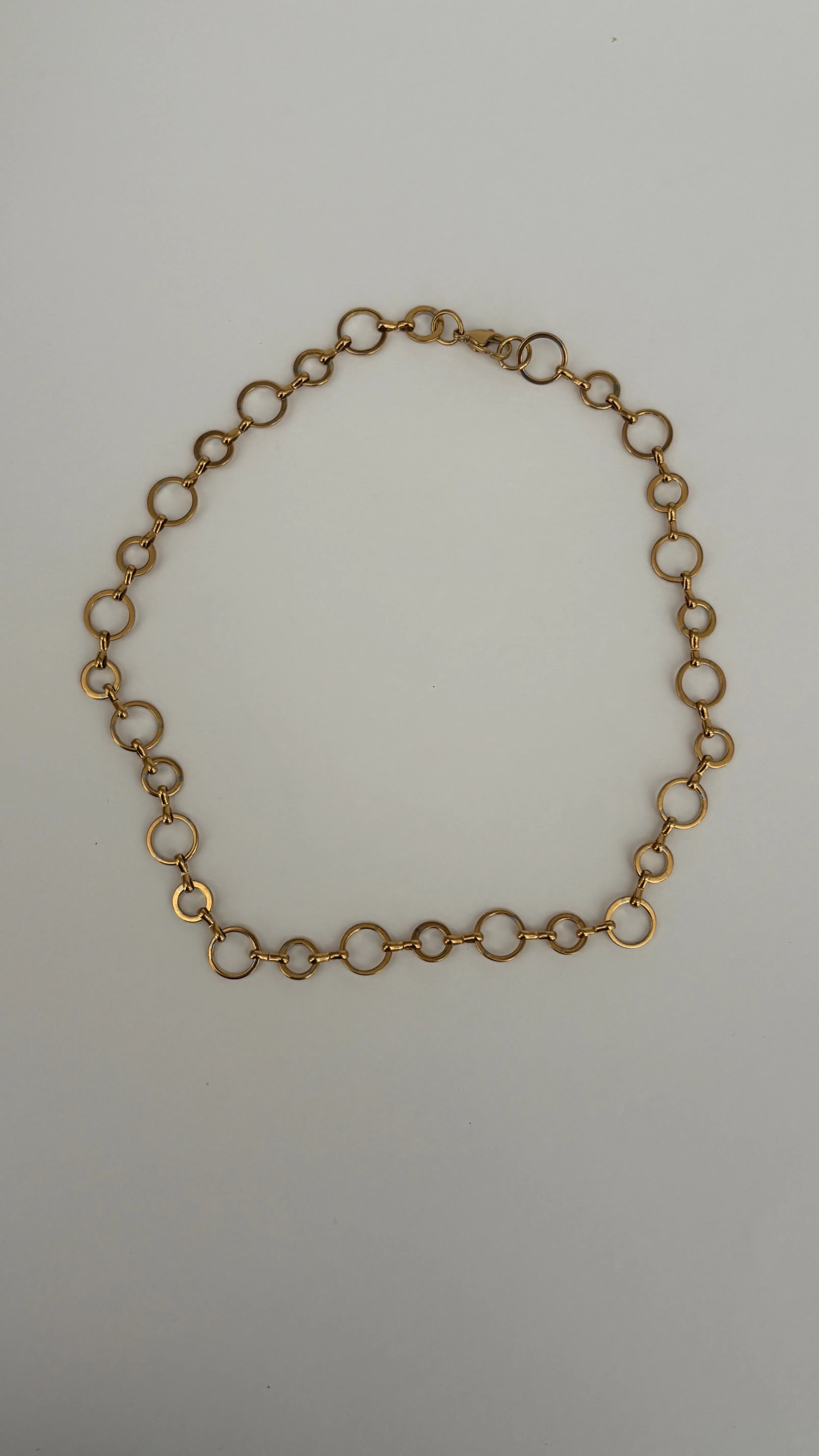 Circle Chain Necklace -24k Gold sold by Banks Jewelry product image thumbnail 3