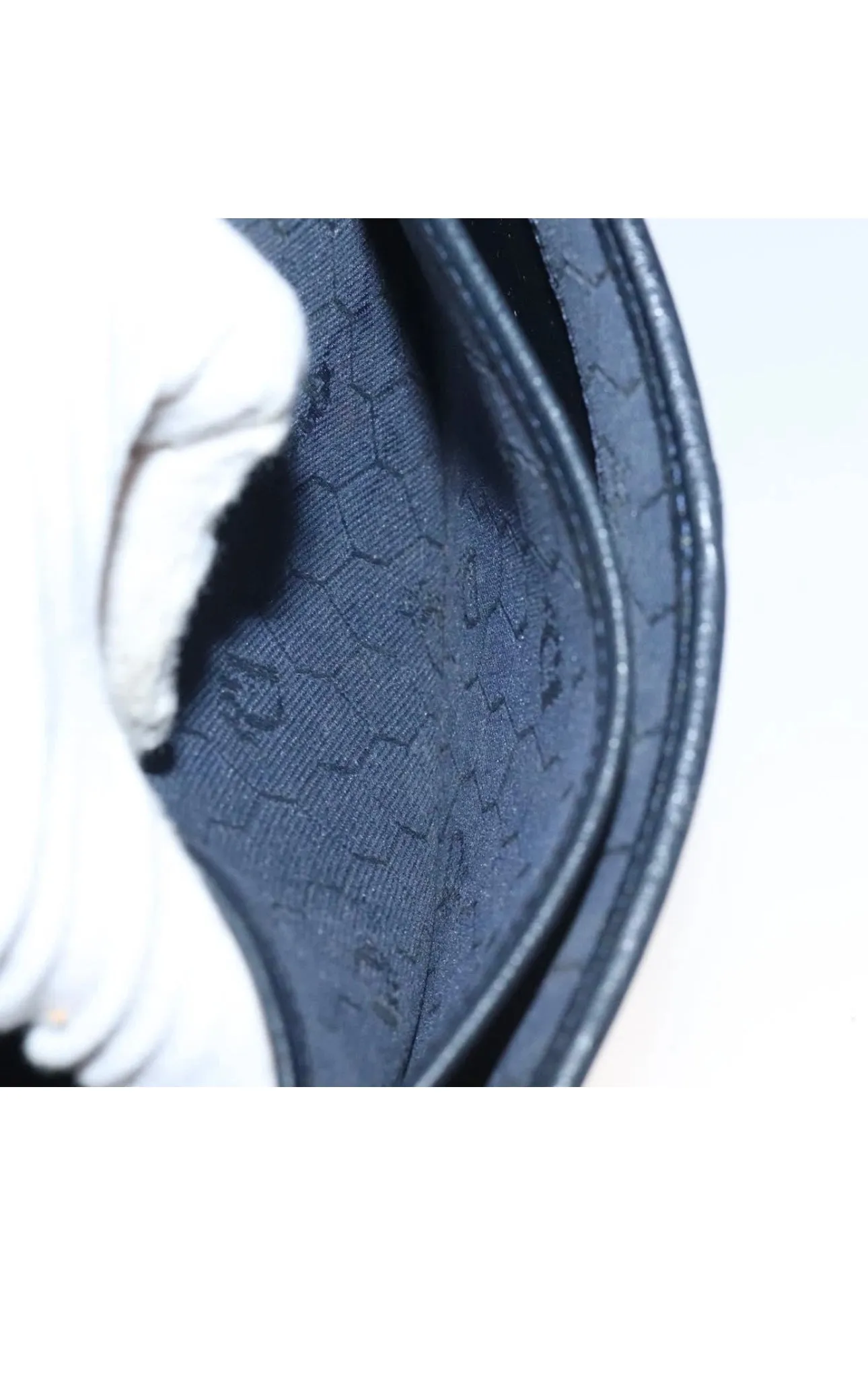 Vintage Christian Dior Shoulder Bag — Navy & Gold sold by Banks Jewelry product image thumbnail 5