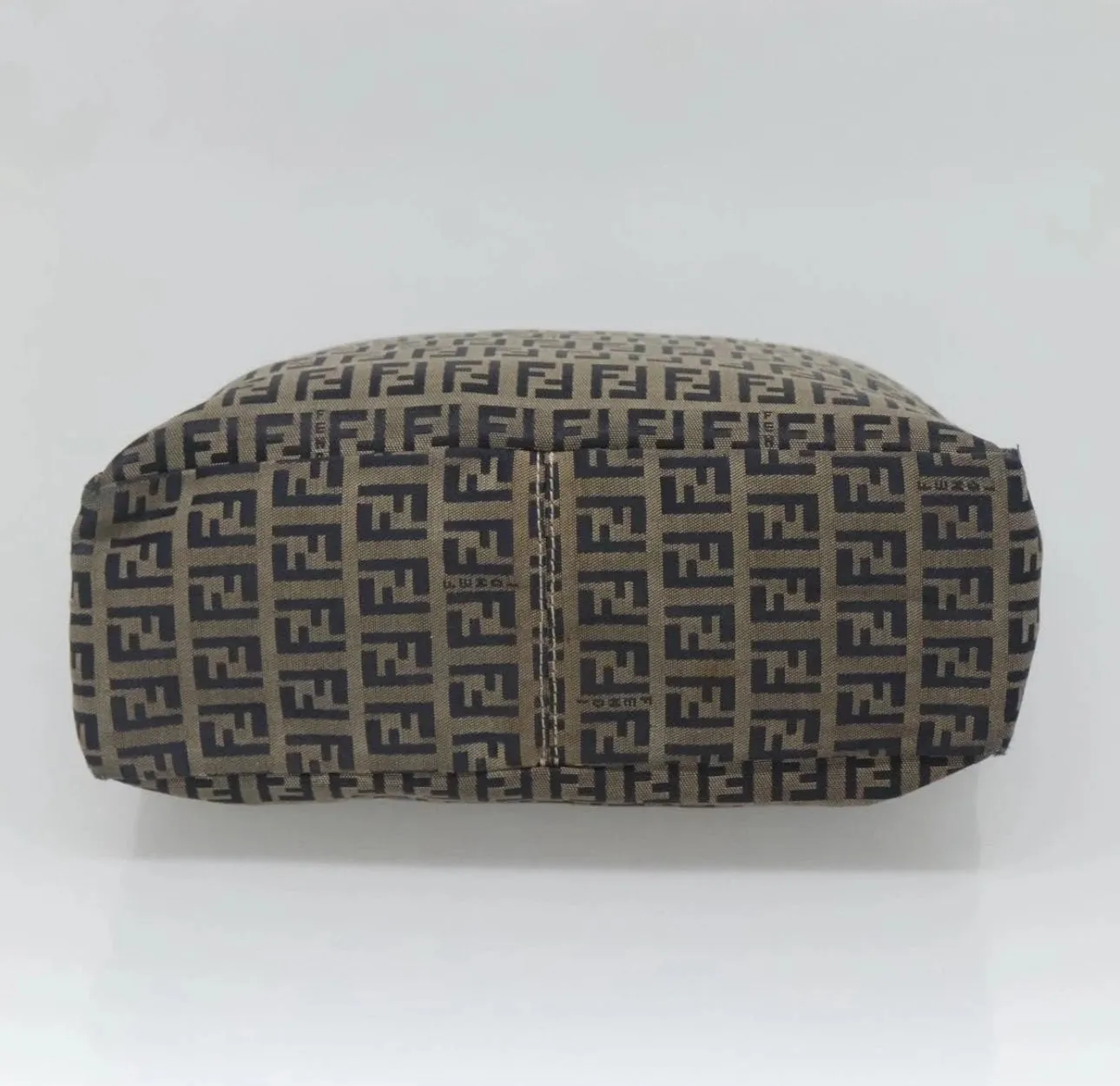 Vintage Fendi Zucchino Canvas Tote — Navy & Silver sold by Banks Jewelry product image thumbnail 4