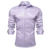 Barry.wang Purple Solid Silk Shirt sold by Barrywang