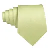 Barry. Wang Mist Green Solid Silk Tie Handkerchief Cufflinks Set sold by Barrywang