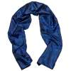 Barry. Wang Silk Winter Scarf Mens Scarf Blue Black Floral Scarf sold by Barrywang