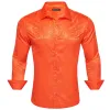 Barry. Wang Orange Paisley Silk Men's Shirt Casual Work shirts for Guys sold by Barrywang