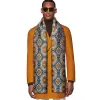 Barry Wang Silk scarf Luxury Blue Golden Silver Floral Scarf sold by Barrywang