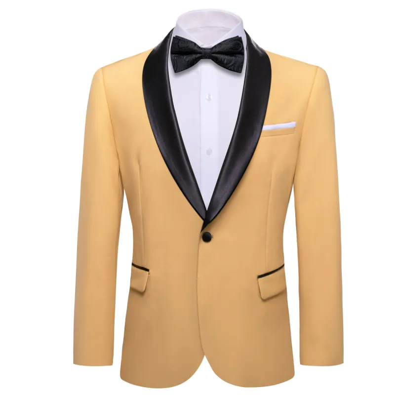Mens Gold Vest Men's Formal Vest Set Slim Fit Waistcoat With Tie
