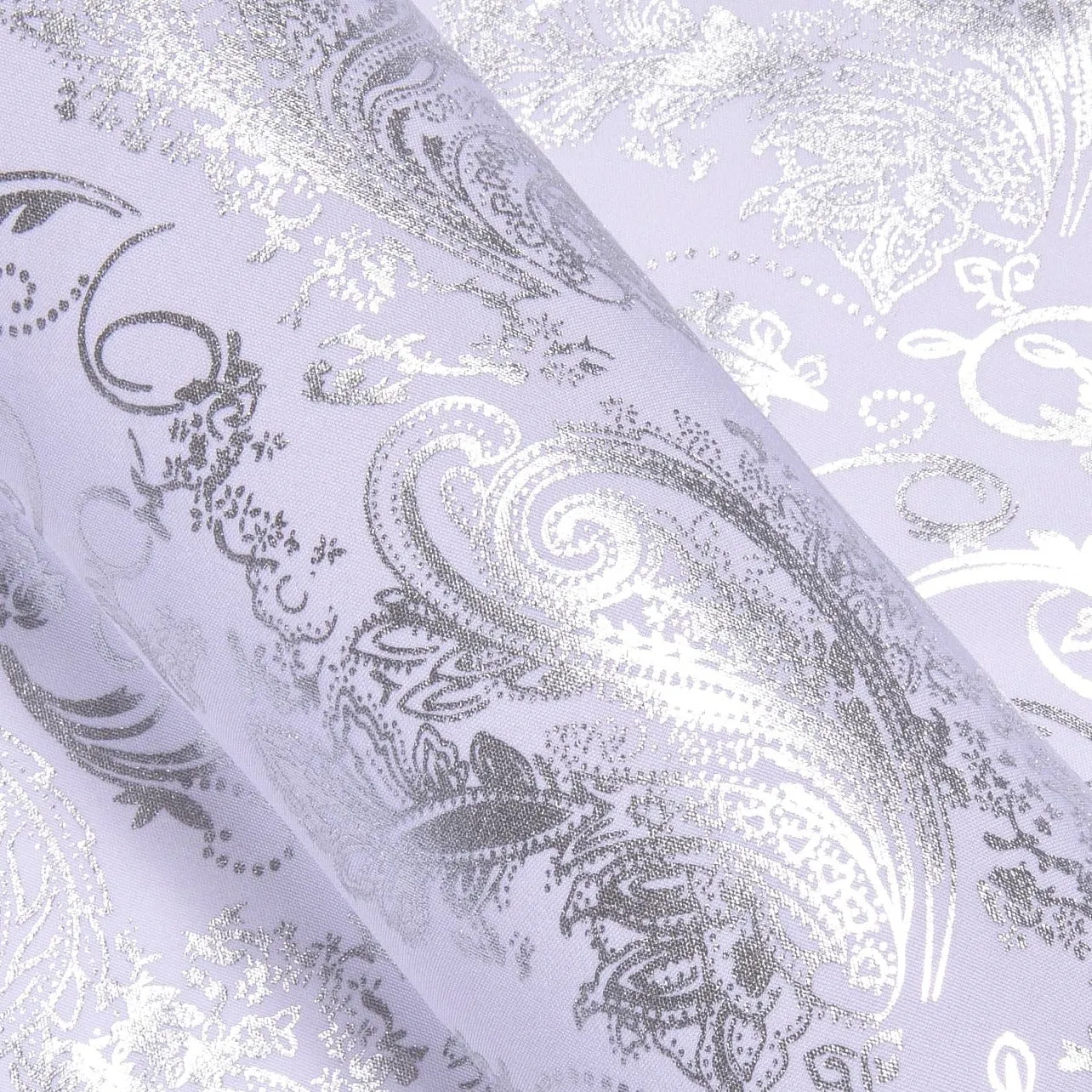 Barry. Wang White Shirt Silver Pattern Men's Novelty Long Sleeve Shirt sold by Barrywang product image thumbnail 3