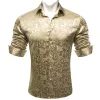 Barry.wang Button Down Shirt Jasmine Jacquard Floral Silk Men's Shirt sold by Barrywang