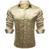 Barry.wang Button Down Shirt Jasmine Jacquard Floral Silk Men's Shirt sold by Barrywang