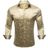 Barry.wang Button Down Shirt Jasmine Jacquard Floral Silk Men's Shirt sold by Barrywang