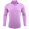 Barry.wang Luxury Purple Solid Silk Shirt sold by Barrywang