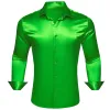 Barry.wang Cobalt Green Solid Silk Shirt sold by Barrywang