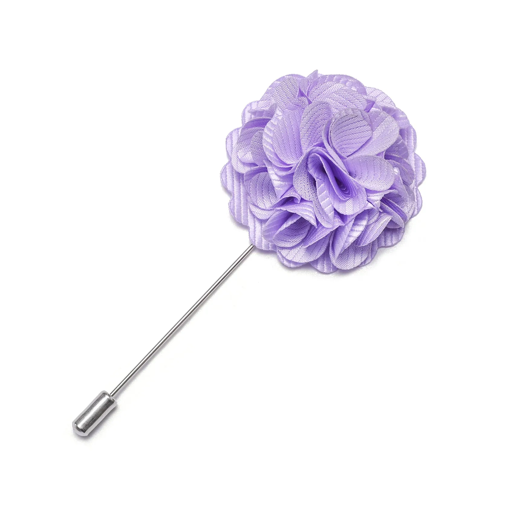 Barry Wang Wedding Brooch for Men's Suit Mist Violet Flower Lapel Pin sold by Barrywang