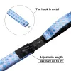 Barry Wang Mens Blue Ties White Plaid Silk Bow Tie Hanky Cufflinks Set sold by Barrywang