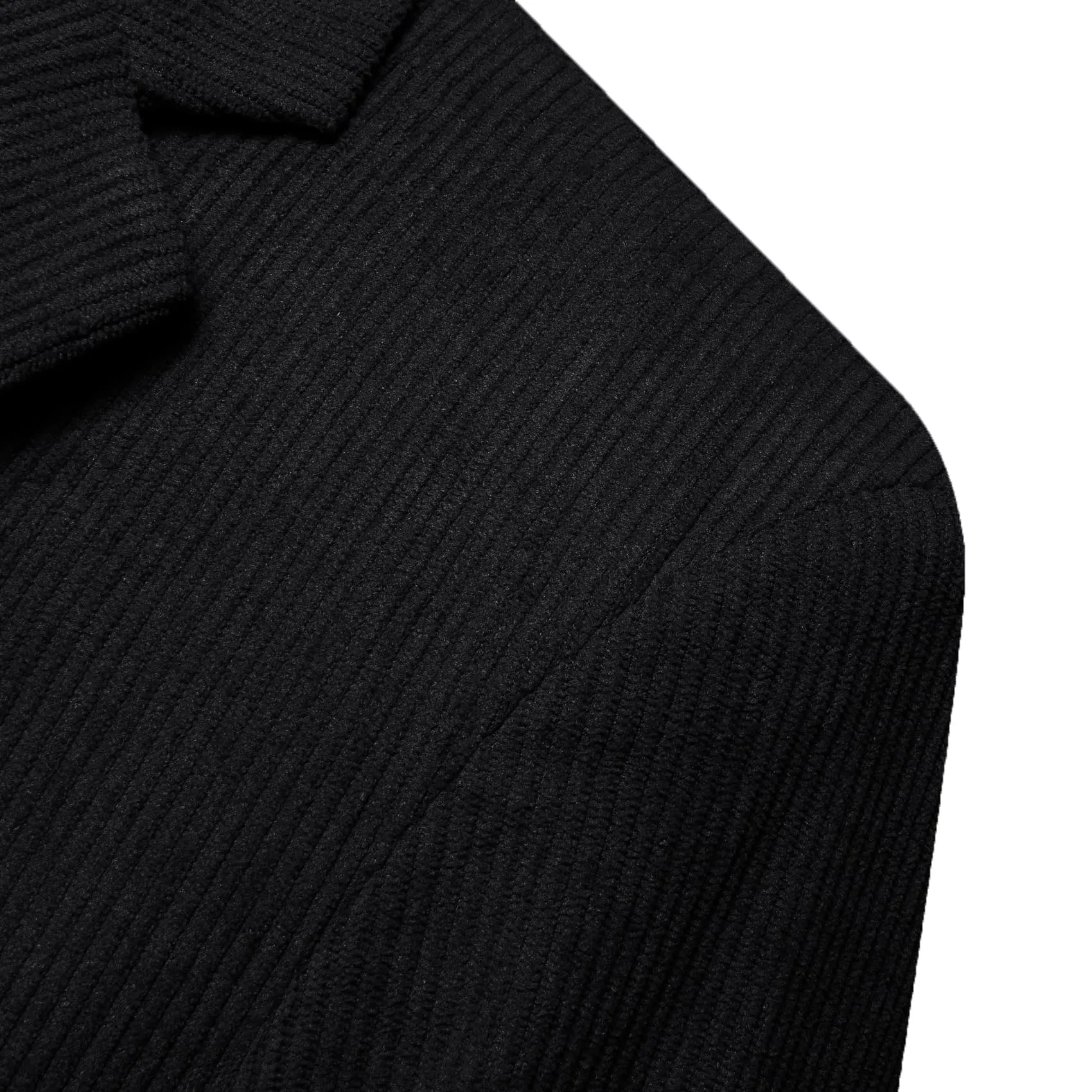 Barry. Wang Black Wedding Suit Solid Mens Notched Lapel Corduroy Top sold by Barrywang product image thumbnail 5