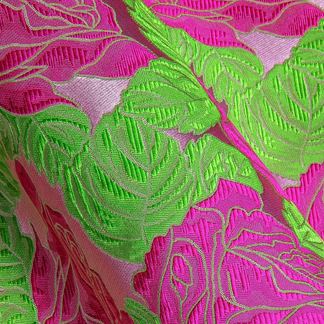 Barry. Wang Deep Pink Roses LIight Green Long Sleeve Shirt Mens Top sold by Barrywang product image thumbnail 3