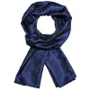 Barry Wang Silk scarf Luxury Blue Floral Scarf sold by Barrywang