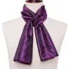 Barry Wang Silk scarf Luxury Purple Black  Floral Scarf sold by Barrywang