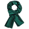Barry Wang Silk scarf Luxury Green Plaid Scarf sold by Barrywang