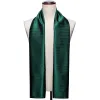 Barry Wang Silk scarf Luxury Green Plaid Scarf sold by Barrywang