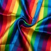 Barry Wang Rainbow Striped Silk Scarf for Men Accessory sold by Barrywang