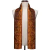 Barry Wang Silk Gold Floral Scarf Accessory for Men sold by Barrywang