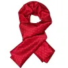 Barry. Wang Silk Scarf Red Novelty Heart Scarf Accessory for Men sold by Barrywang