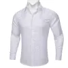 Barry.wang Fashion White Paisley Silk Men's Shirt sold by Barrywang