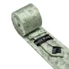 Barry Wang Mens Sage Green Floral Tie Wedding Necktie Set sold by Barrywang